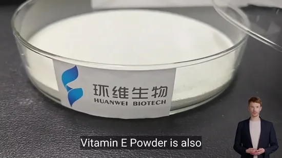 Materias primas vitamínicas de gran venta, acetato de vitamina E de grado alimenticio al 50 % Cws/S, polvo de tocoferol, suplemento nutricional