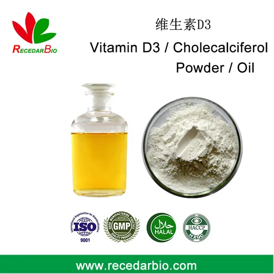 Aceite de colecalciferol de grado alimenticio/farmacéutico, vitamina D3 en polvo 67